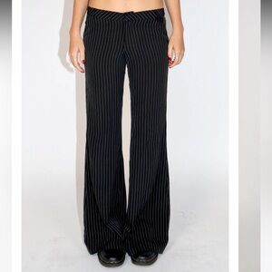 SCG COLLECTIONS LUCY Low Rise Striped Trousers Pants